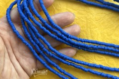 Рондели из каучука, королевский синий 4 мм, набор 19 см Рондели из каучука, королевский синий 4 мм, набор 19 см