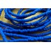 Рондели из каучука, королевский синий 4 мм, набор 19 см