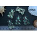 Подвеска "мишка", прозрачный с блестками, 3 см, серебристый штифт, 1 шт