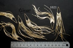 Подвеска с цепочками 11х120 мм, №1021, 1 шт Подвеска с цепочками 11х120 мм, №1021, 1 шт