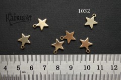 Подвеска "звезда" 10х12 мм, №1032, 1 шт