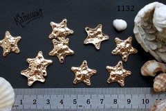 Подвеска "морская звезда" плоская, 19х19 мм, № 1132, 1 шт Подвеска "морская звезда" плоская, 19х19 мм, № 1132, 1 шт