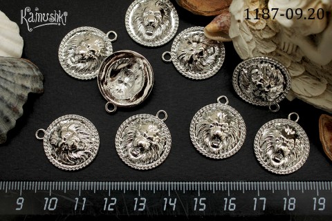 Подвеска "царь зверей" №1187-0920, 1 шт
