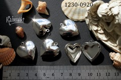 Подвеска-медальон - сердце №1230-0920 Подвеска-медальон - сердце №1230-0920