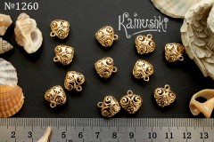Подвеска "сердечко ажурное" №1260 Подвеска "сердечко ажурное" №1260