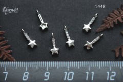 Подвеска со стразами, "волшебная палочка", 12 мм, №1448, 1 шт Подвеска со стразами, "волшебная палочка", 12 мм, №1448, 1 шт