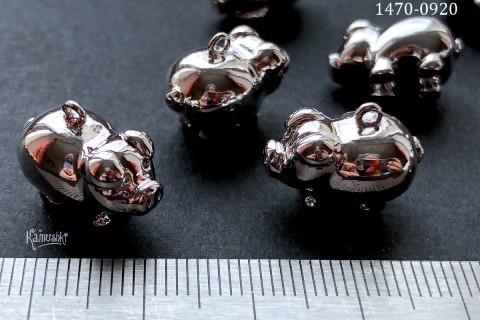 Подвеска "свинка" 10х16 мм, №1470-0920, 1шт