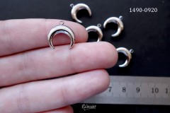 Подвеска "лунница" 14 мм, №1490-0920, 1 шт Подвеска "лунница" 14 мм, №1490-0920, 1 шт