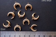 Подвеска "лунница" 14 мм, №1491-0920, 1 шт Подвеска "лунница" 14 мм, №1491-0920, 1 шт