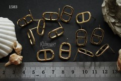 Швензы-гвоздики "пряжка" 11х18 мм, №1583 Швензы-гвоздики "пряжка" 11х18 мм, №1583