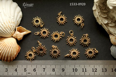 Подвеска "солнце" 11 мм, №1533-0920, 1 шт.