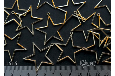 Подвеска "звезда" 40мм №1616, 1 шт
