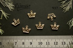Подвеска "корона" с фианитами №937 Подвеска "корона" с фианитами №937