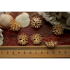 Подвеска "веточки коралла" 20х20 мм №971, 1 шт