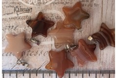 Подвеска из сердолика, "звездочка", 1 шт Подвеска из сердолика, "звездочка", 1 шт