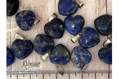 Подвеска из лазурита, "сердечко". 1 шт