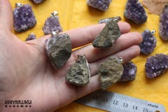 Аметистовая друза, подвеска, 1 шт