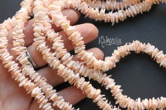 Ракушки розовые, кусочки "чипсы" 5-9 мм, набор 9,5 см Ракушки розовые, кусочки "чипсы" 5-9 мм, набор 9,5 см