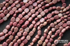 Полевой шпат "розовый", галтовка 5-9 мм, набор 9,5 см