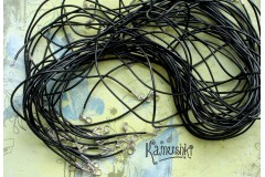 Шнур кожаный черный , с замком, длина 45 см. Шнур кожаный черный , с замком, длина 45 см.