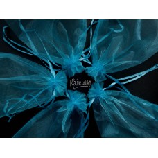 Мешочек подарочный из органзы, 180х130 мм, голубой