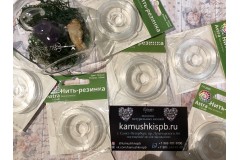 Резинка латексная, плоская, 0,8 мм, маленькая катушка