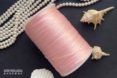 Резинка для браслетов, тонкая, плоская, розовая, латекс, 1 м Резинка для браслетов, тонкая, плоская, розовая, латекс, 1 м