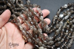 Дымчатый кварц (раухтопаз), галтовка 7-10 мм, набор 9,5 см Дымчатый кварц (раухтопаз), галтовка 7-10 мм, набор 9,5 см