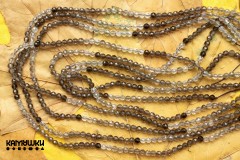 Дымчатый кварц (раухтопаз), градиент, шар граненый 3,5 мм, набор 9,5 см Дымчатый кварц (раухтопаз), градиент, шар граненый 3,5 мм, набор 9,5 см