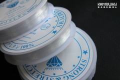 Резинка для браслетов, толщина 0,4 мм, 1 катушка