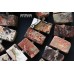 Риолит, объёмный прямоугольник 14х25 мм, набор 3 бусины Риолит, объёмный прямоугольник 14х25 мм, набор 3 бусины