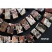 Риолит, объёмный прямоугольник 14х25 мм, набор 3 бусины