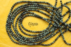 Риолит ("Яшма Камбаба"), шар гладкий 4,5 мм, набор 9 см