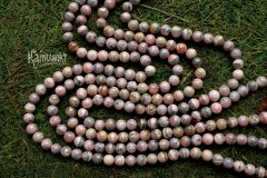 Родохрозит, шар 7 мм, набор 14 бусин
