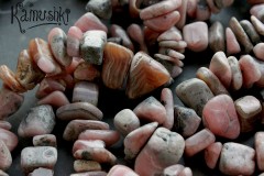 Родохрозит кусочки, набор 10 см