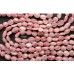 Розовый кварц, мадагаскарский, галтовка, 8х9 мм, набор 9,5 см