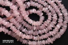 Розовый кварц, "чипсы", набор 10 см Розовый кварц, "чипсы", набор 10 см