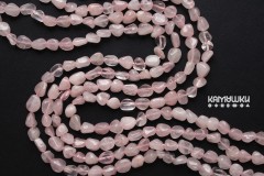 Розовый кварц, галтовка, разные формы, набор 9,5 см Розовый кварц, галтовка, разные формы, набор 9,5 см
