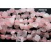 Розовый кварц, необработанные куски со смещенным отверстием, набор 10 см