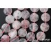Розовый кварц, плоская монета, 30 мм, 3 шт