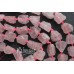 Розовый кварц, необработанные куски средние, набор 8 см