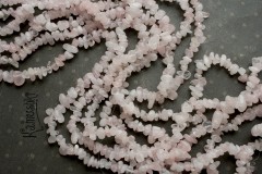 Розовый кварц, облагороженный, крошка №5, набор 9,5 см Розовый кварц, облагороженный, крошка №5, набор 9,5 см