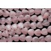 Розовый кварц "мадагаскарский", сердце 18 мм, набор 3 бусины