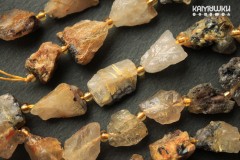 Кварц золотистый рутиловый, кусочки необработанные, набор 9 см Кварц золотистый рутиловый, кусочки необработанные, набор 9 см