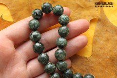Серафинит, шар гладкий 10,5 мм, 3 шт