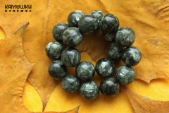 Серафинит, шар гладкий 10,5 мм, 3 шт Серафинит, шар гладкий 10,5 мм, 3 шт