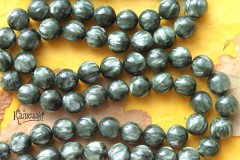 Серафинит, шар гладкий 10 мм, 1 шт