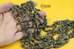 Серафинит, крошка мелкая, набор 9,5 см