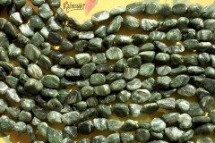 Серафинит, галтовка 8-9 мм, набор 9,5 см