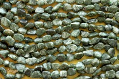 Серафинит, галтовка 8-9 мм, набор 9,5 см